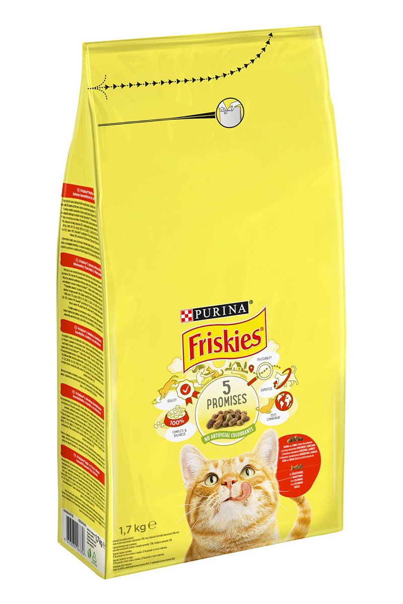 Friskies Etli Kuru Kedi Maması 1,7Kg