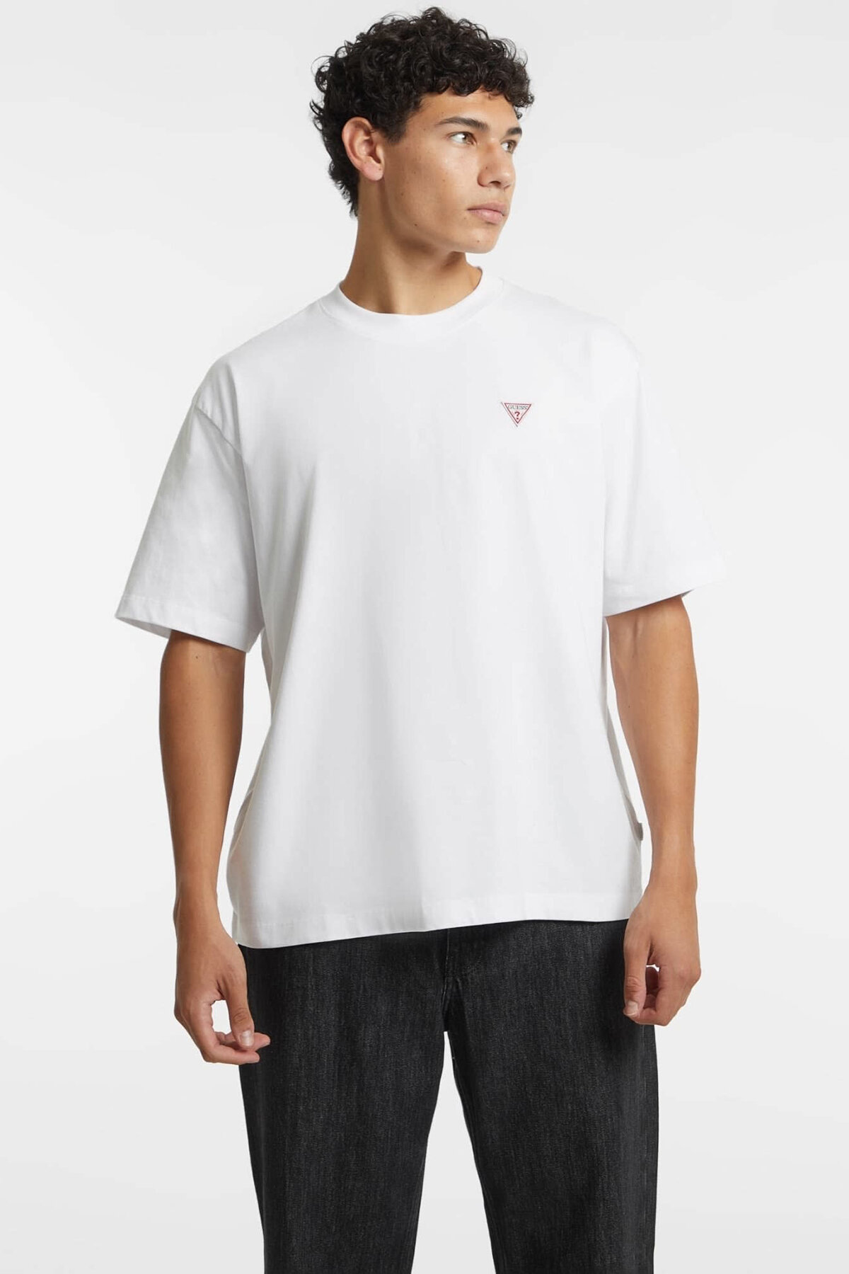 Guess Jeans Erkek Oversize Fit Tişört M4YI46K8FQ4