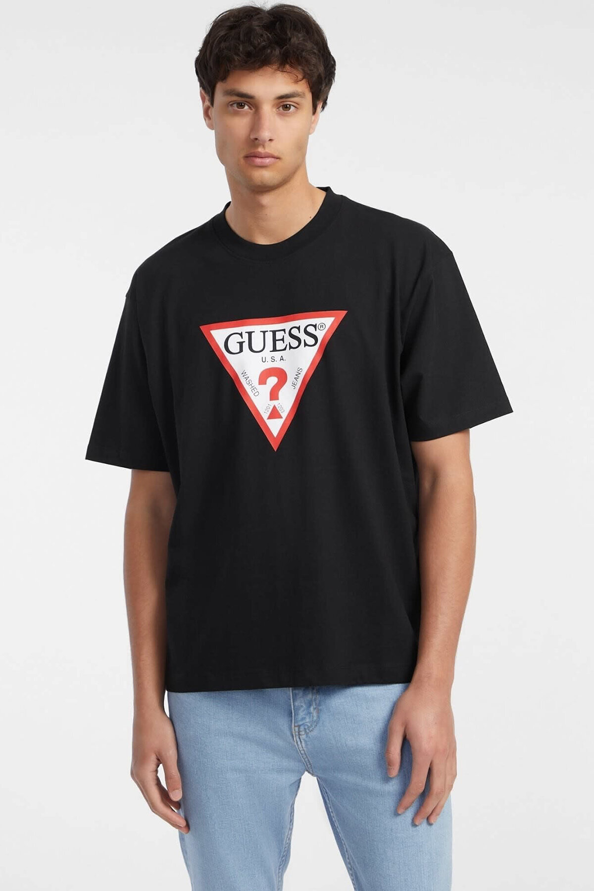 Guess Jeans Erkek Oversize Fit Tişört M4YI45K8FQ4
