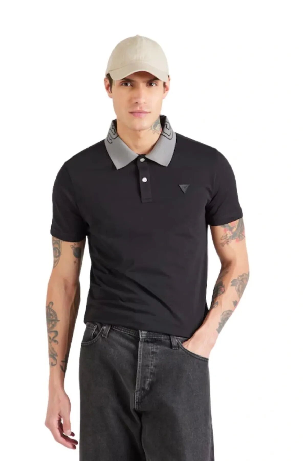 Guess Erkek Slim Fit Polo Yaka Tişört M5GP66J1314
