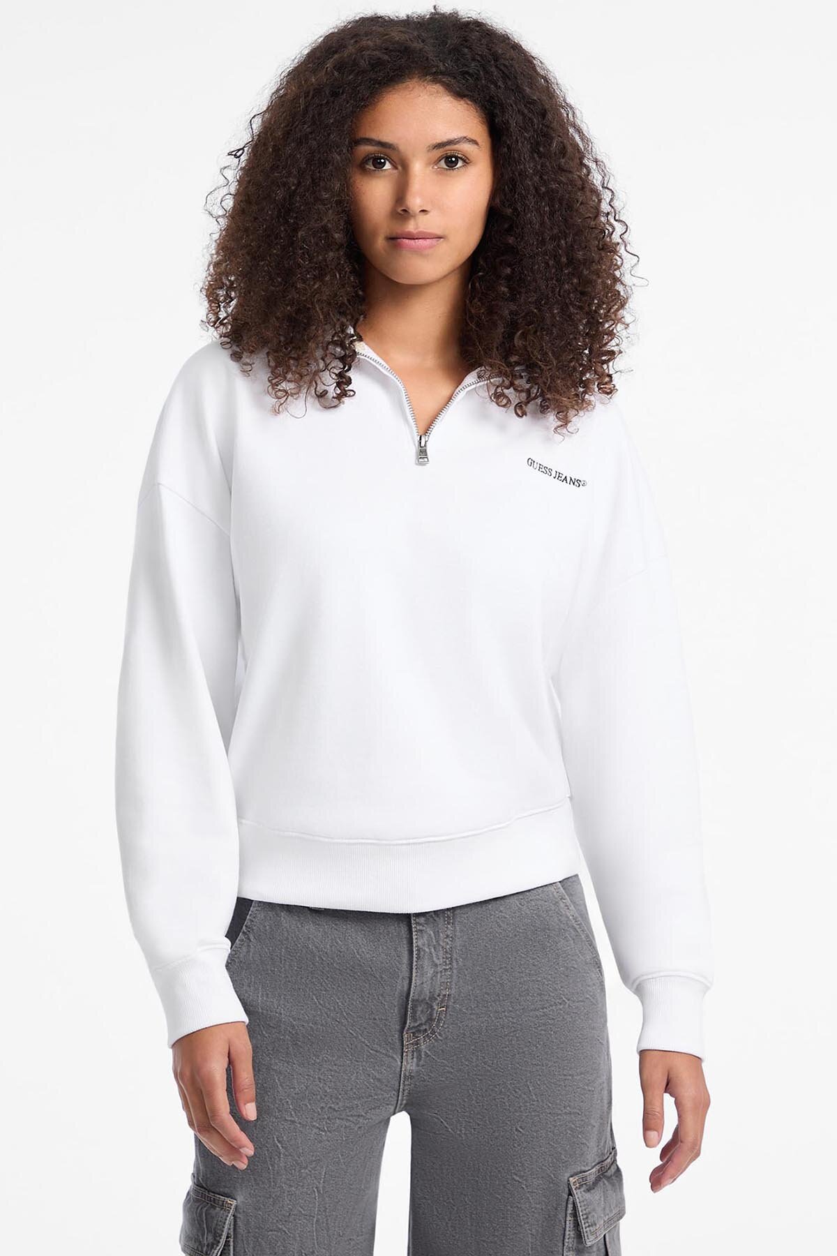 Guess Jeans Kadın Sweatshirt W5YQ09K68I4
