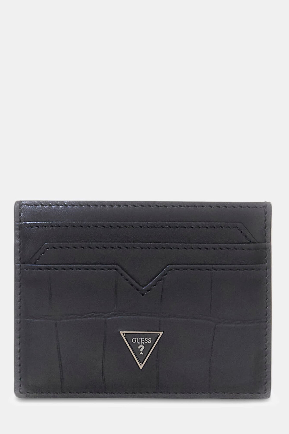 Guess Torino Erkek Deri Kartlık SMTOCRLEA50-BLA