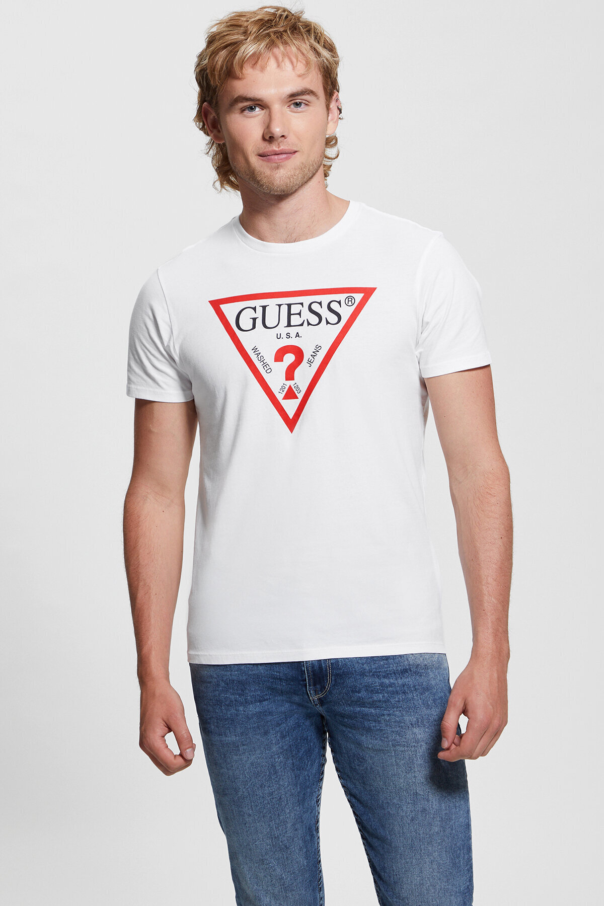 Guess Erkek Slim Fit Tişört M2GI68KBA60