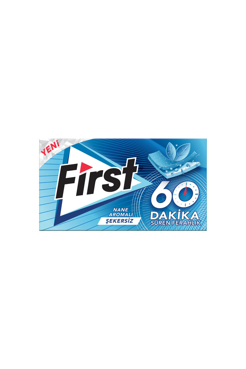 First 60 Dk Nane Aromalı Şekersiz Sakız 27 G