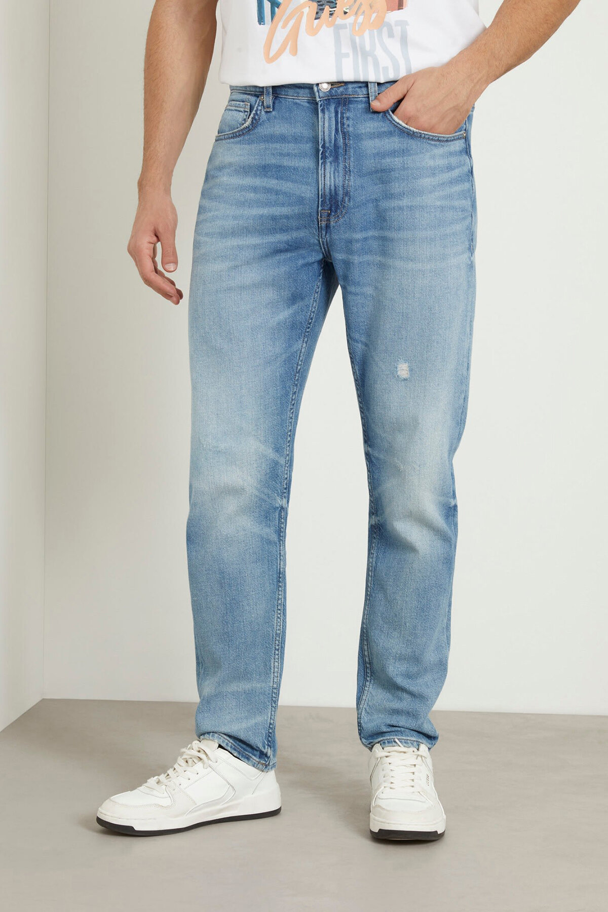 Guess Erkek Relaxed Fit Kot Pantolon M4GA14D5AZ4