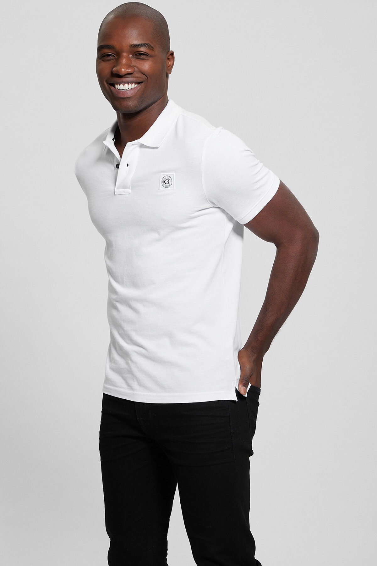 Guess Erkek Slim Fit Polo Yaka Tişört M2YP24KC9T1