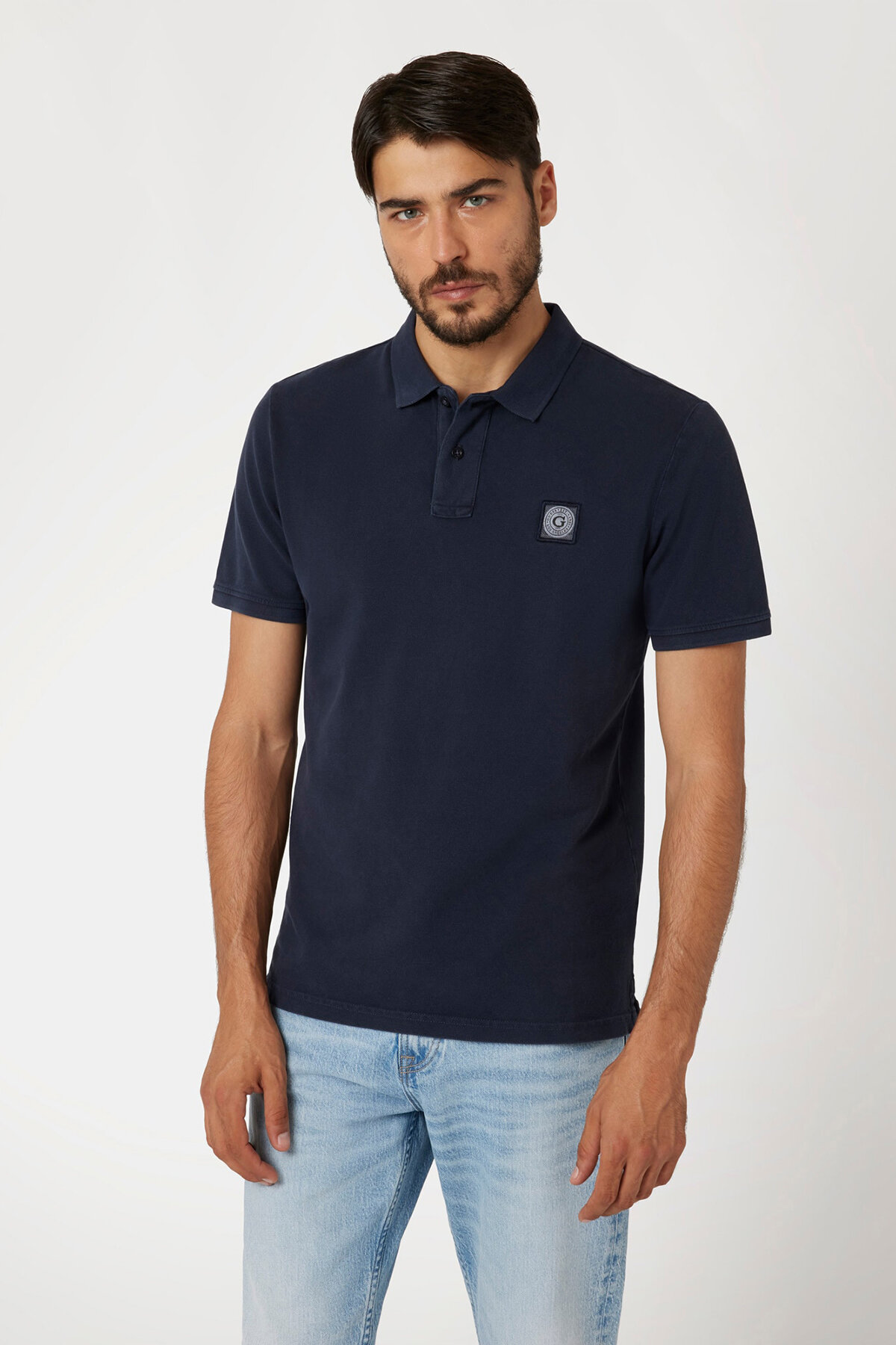 Guess Erkek Slim Fit Polo Yaka Tişört M2YP24KC9T1