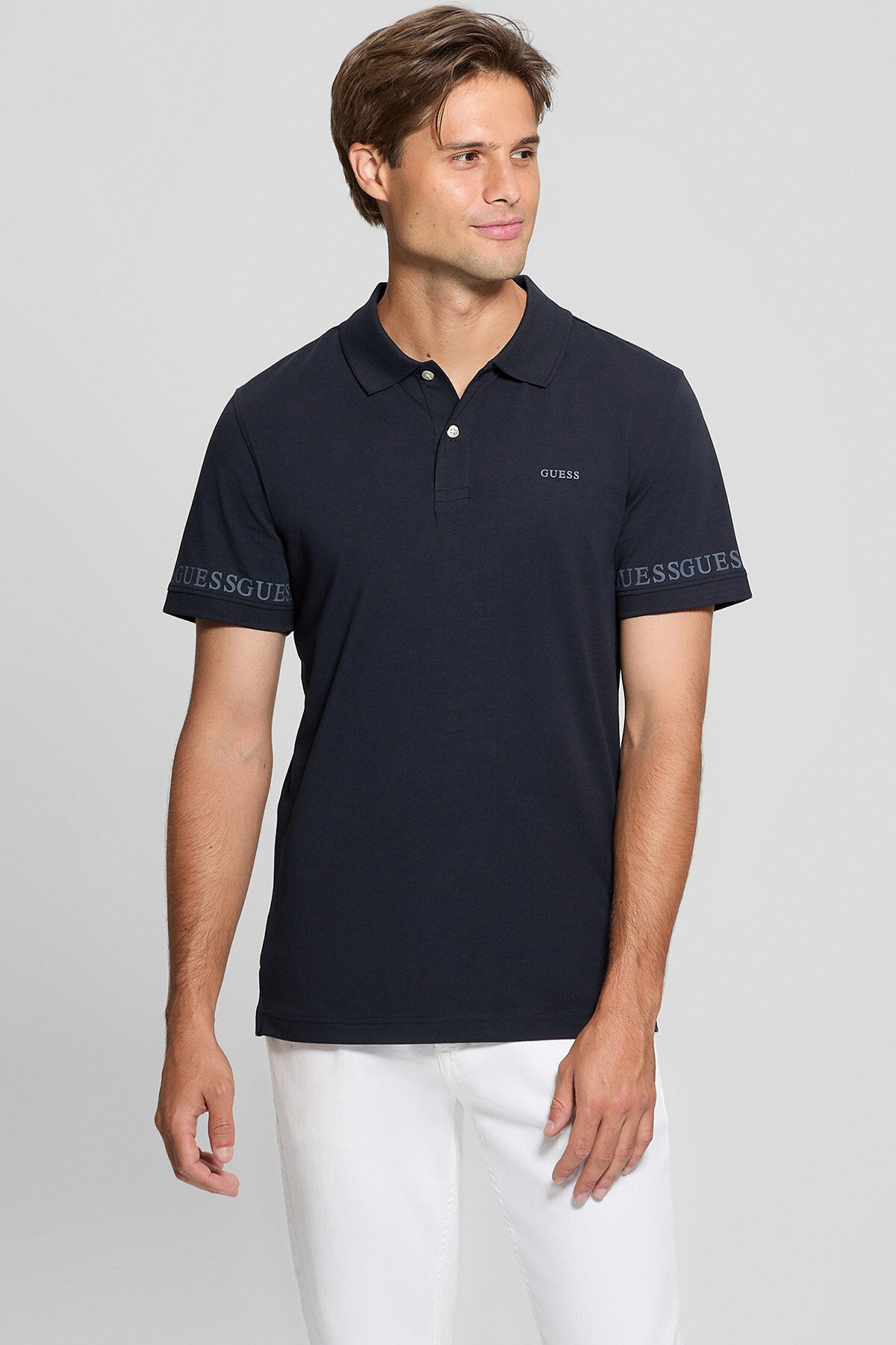 Guess Erkek Slim Fit Polo Yaka Tişört M5RP66J1314