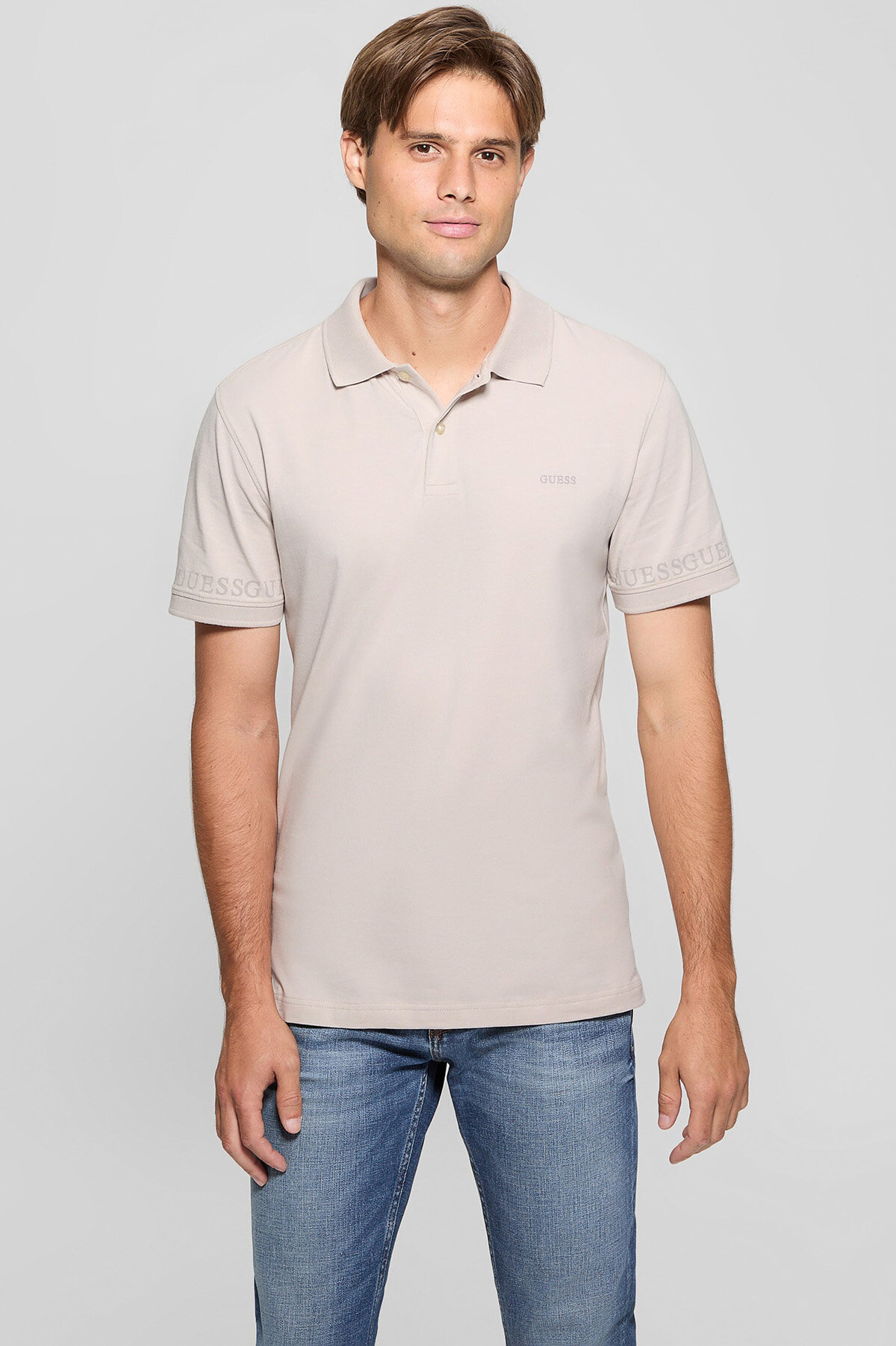 Guess Erkek Slim Fit Polo Yaka Tişört M5RP66J1314