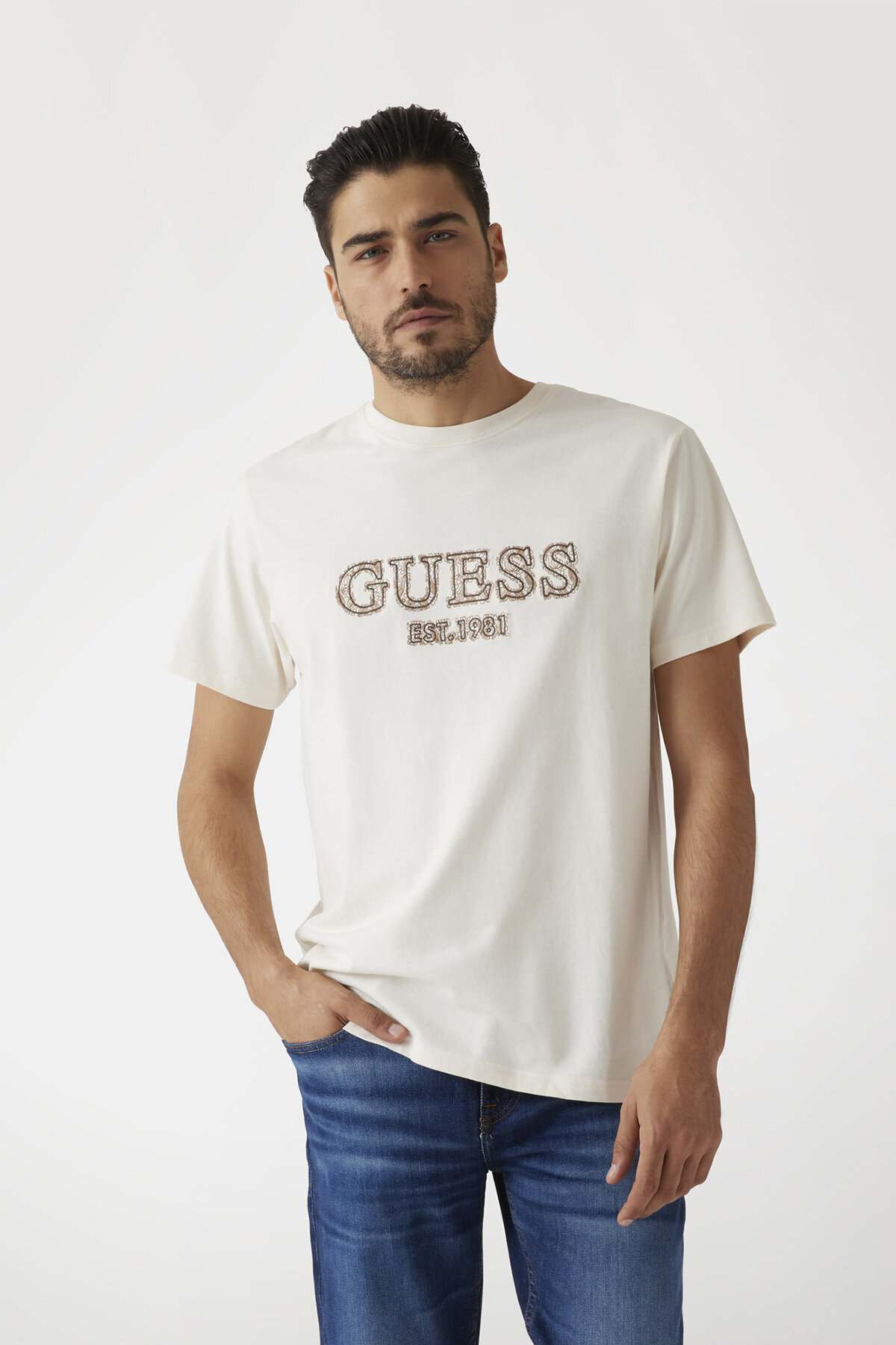 Guess Erkek Regular Fit Tişört M5RI23K8FQ4