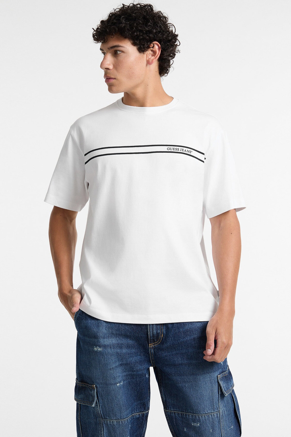 Guess Jeans Erkek Regular Fit Tişört M5RI78KCPQ1