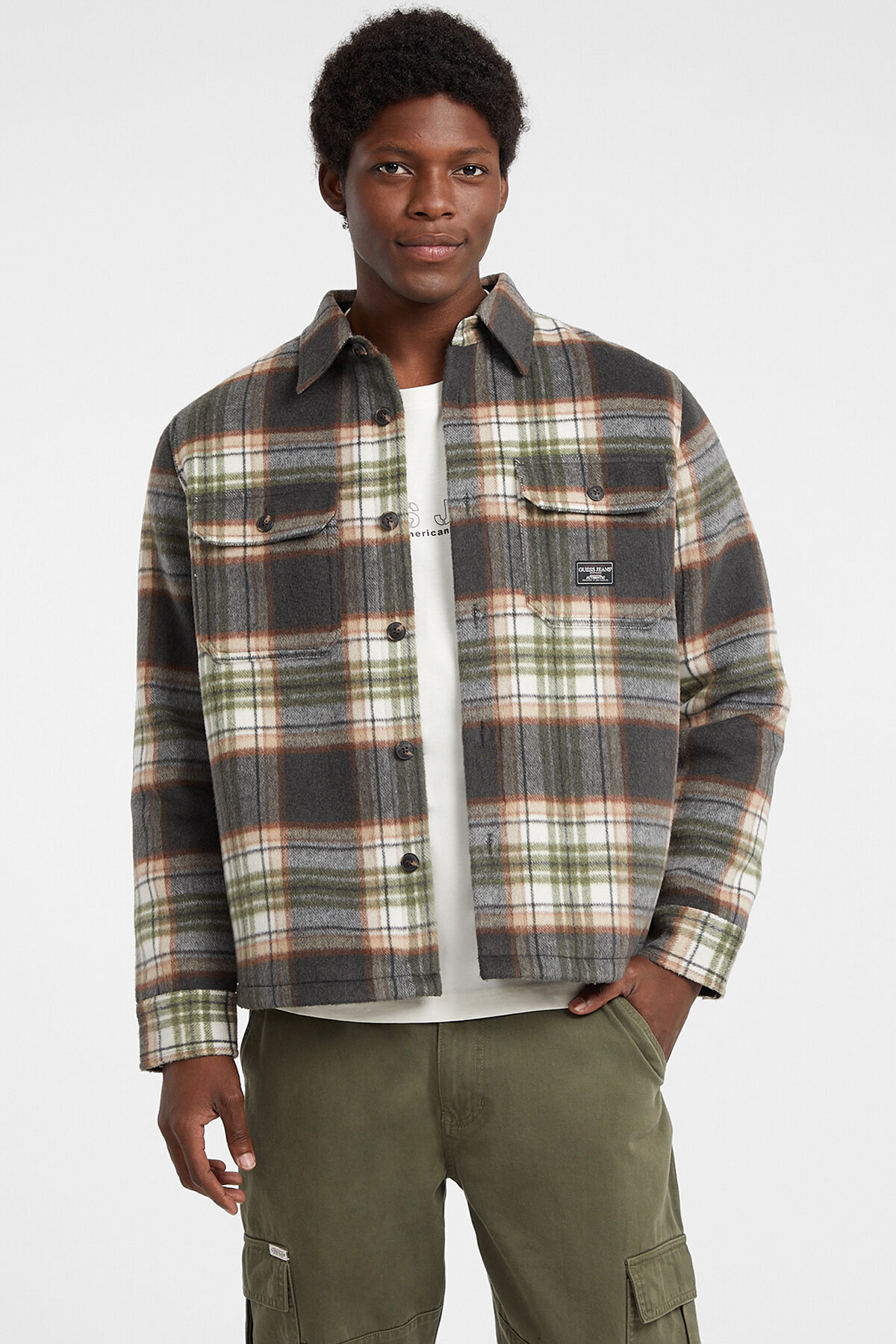 Guess Erkek Gömlek M5BH68WI542