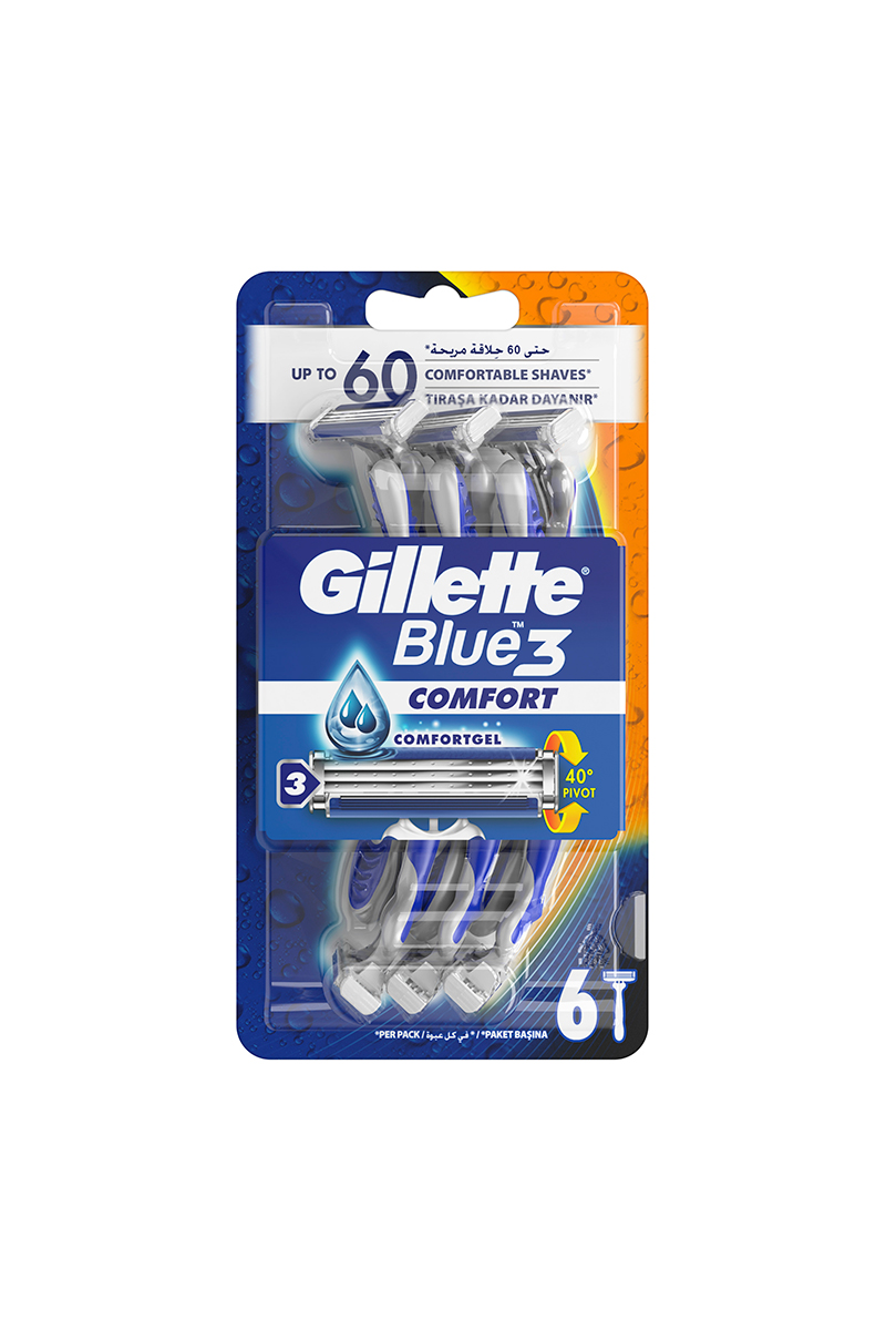 Gillette Blue 3 Tıraş Bıçağı 6'lı Comfort