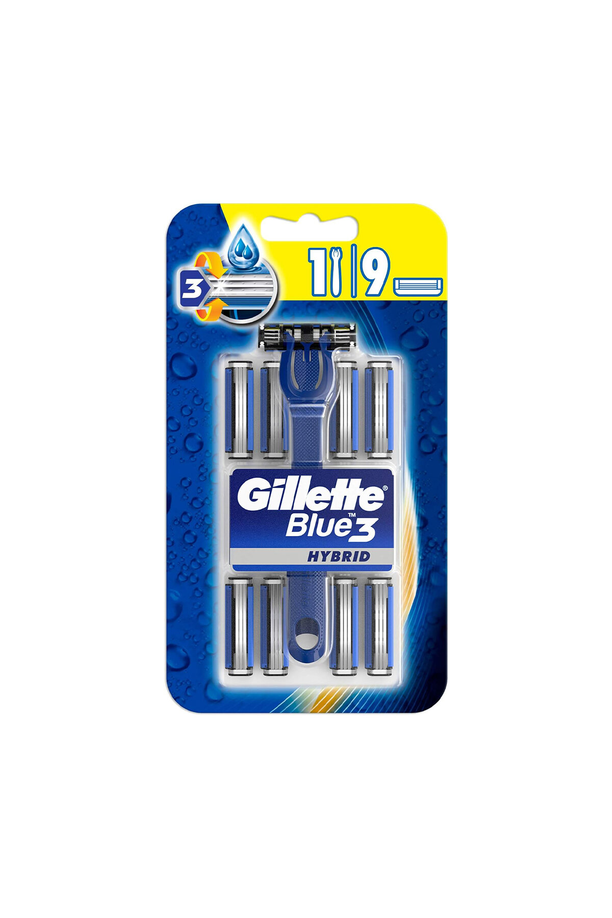 Gillette Blue3 Hibrit Makine + 9 Bıçak