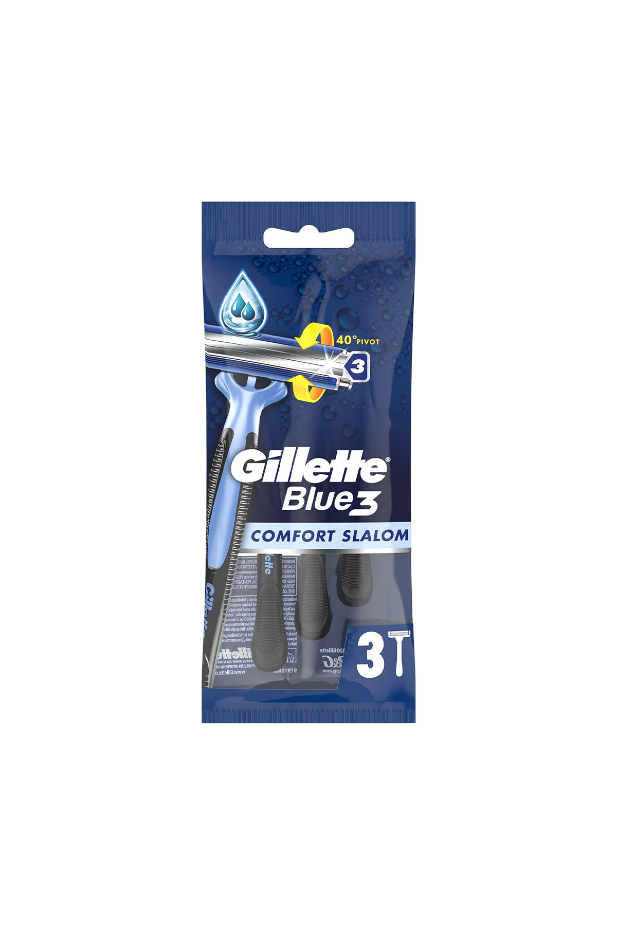 Gillette Blue3 Comport Slalom 3'lü