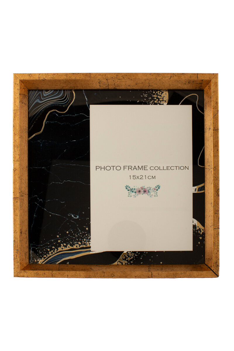 Özverler Eskitme Gold Çerçeve 15x21 Cm