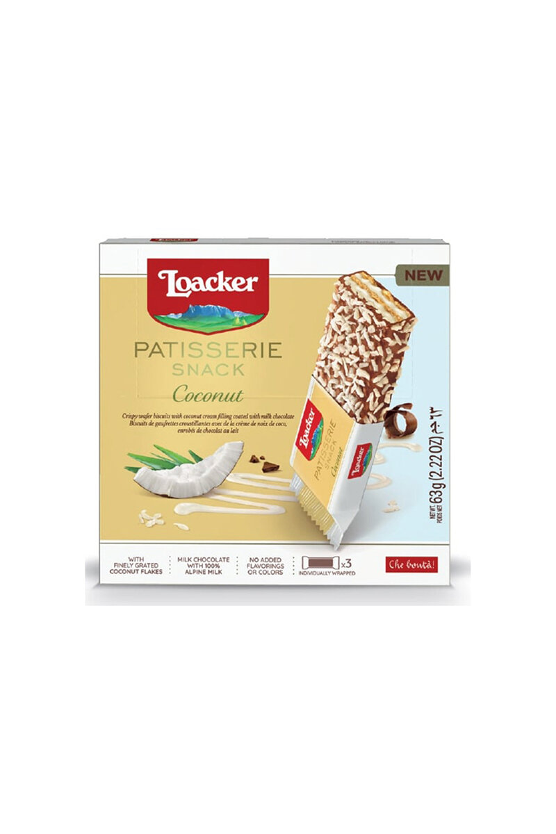 Loacker Gran Patisserie Coconut Snacks 63 g