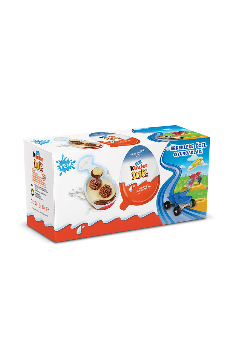 Kinder Joy 3'lü Erkek 60 G
