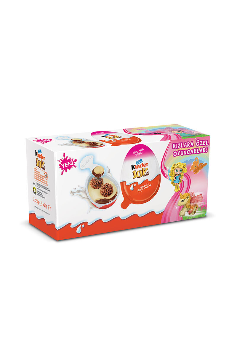 Kinder Joy 3'lü Kız 60 G