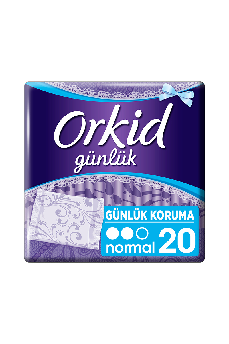 Orkid Günlük Ped Tekli Normal 20 Adet