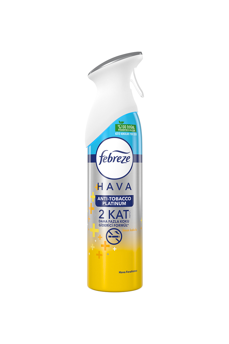 Febreze Oda Kokusu Aerosol Platinum 300 ml Sigara Kokusu Önleyici