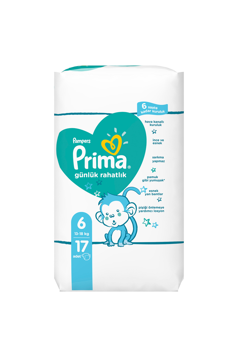Prima Günlük Rahatlık Xl(6) 17 'li 13-18 Kg