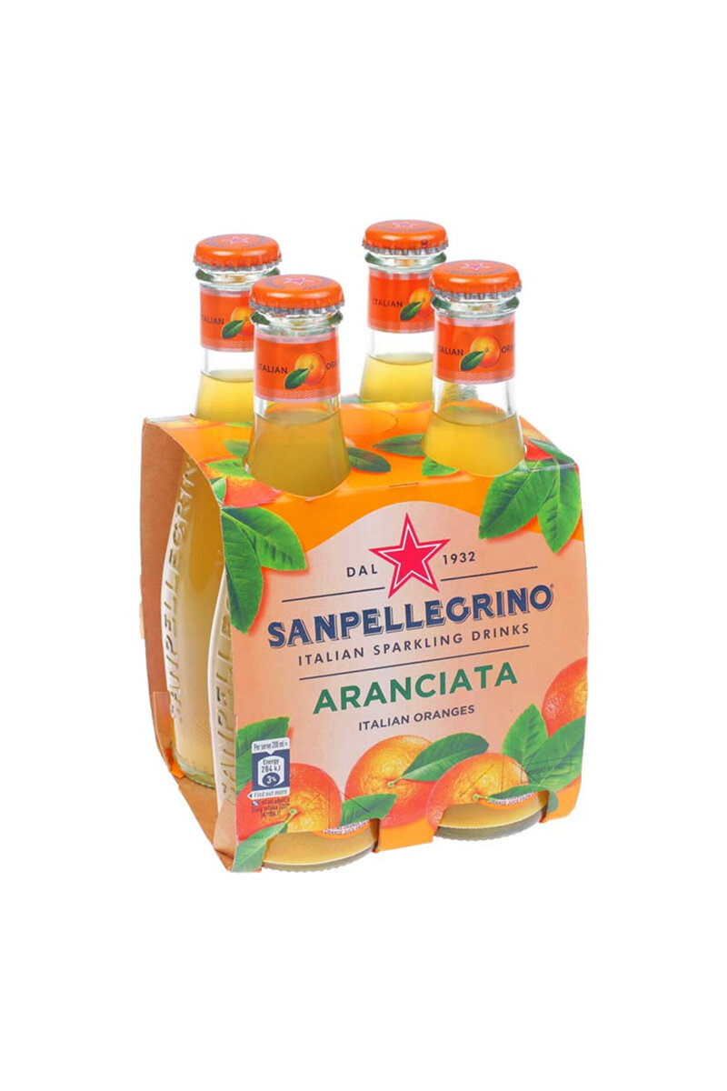 San Pellegrino Portakallı Gazlı İçecek 4x200 Ml