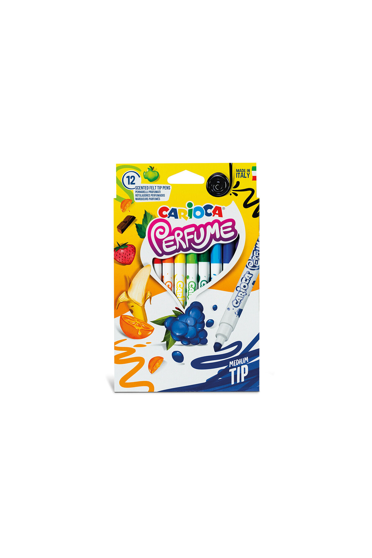 Carioca Kokulu Keçeli Boya Kalemi 12li