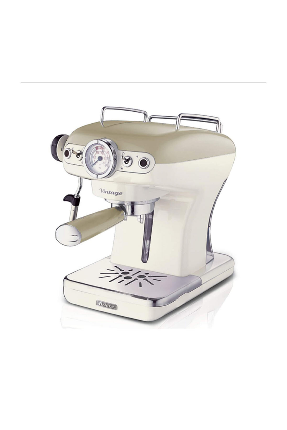 Ariete Vintage Espresso Kahve Makinesi Bej