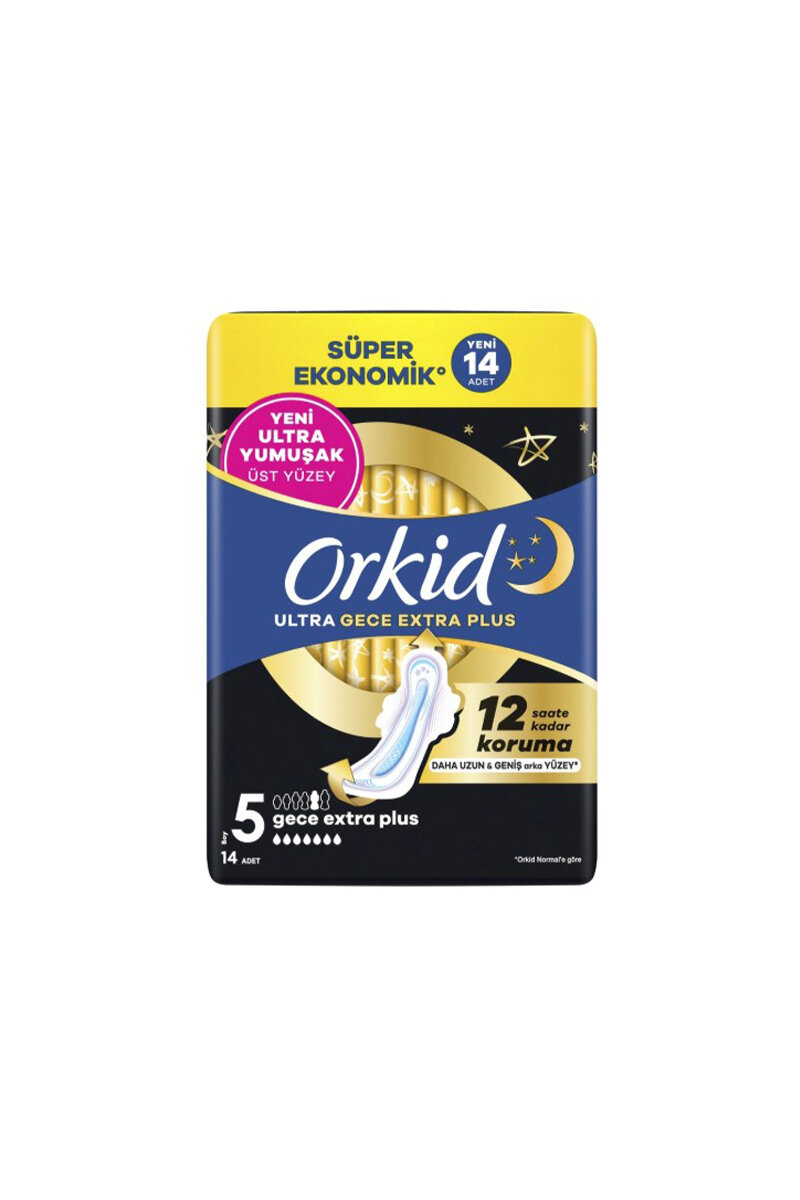 Orkid Ultra Extra 4'lü Gece Extra Plus 14 Adet