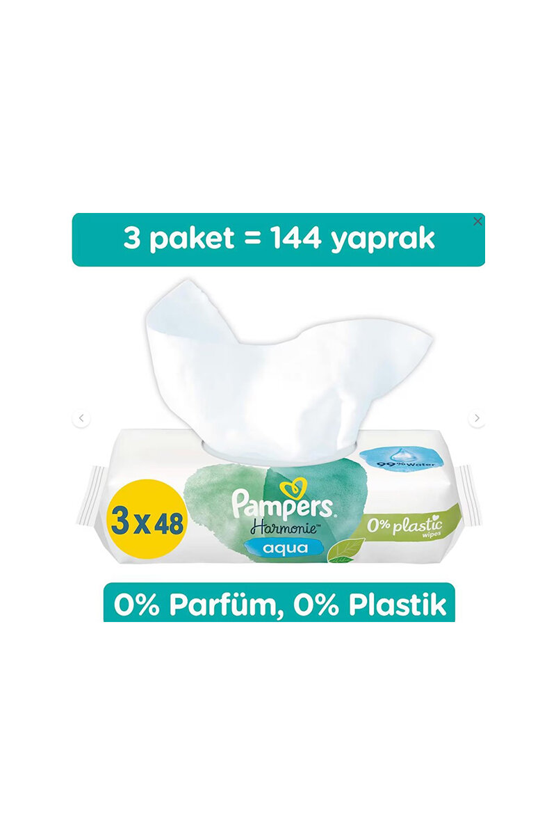 Prima Islak Havlu Pampers Aqua Pure 3x48