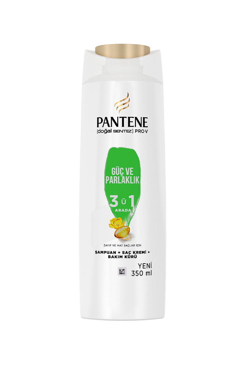 Pantene Güç Parlaklık 3+1 Şampuan 350 ml