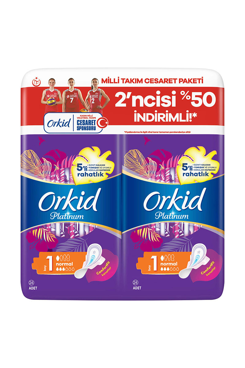 Orkid Platinum Cesaret Paketi Normal 48'li