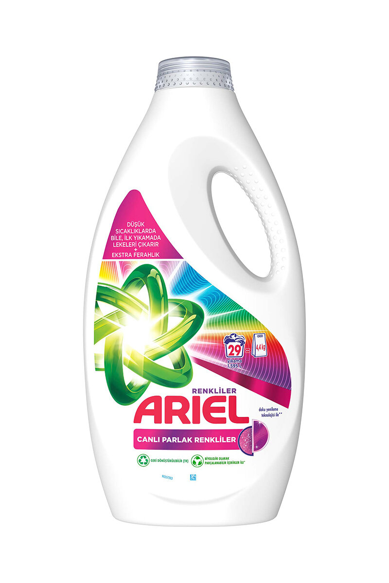 Ariel Sıvı Çamaşır Deterjanı Renkliler 29 Yıkama 1595 ml