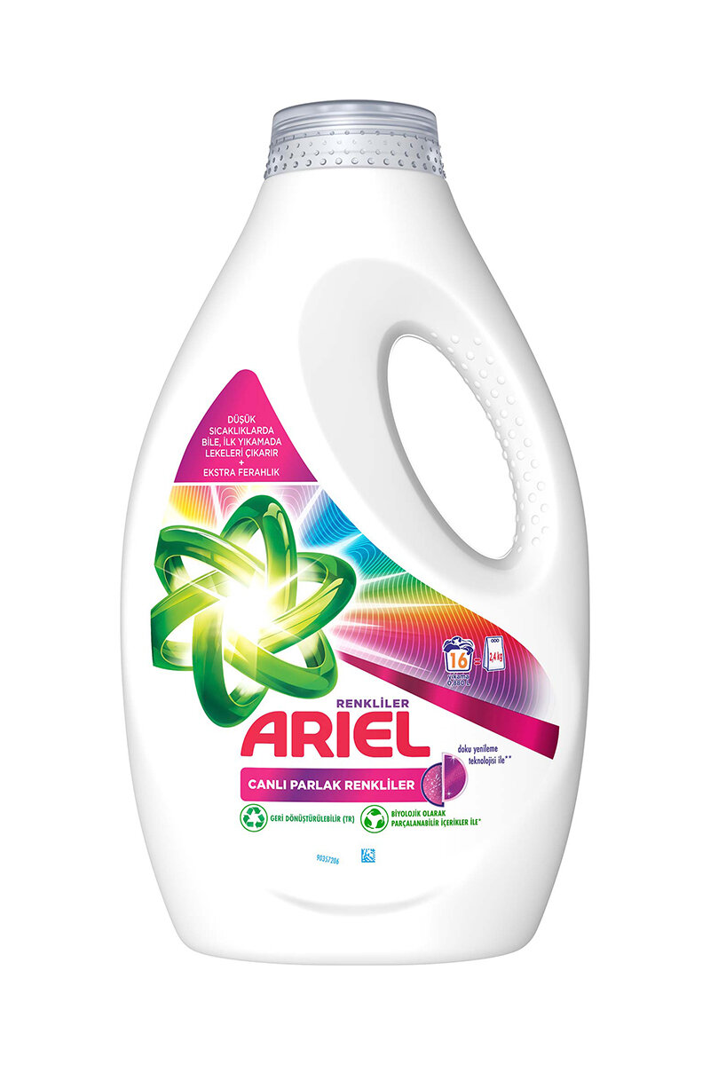 Ariel Sıvı Çamaşır Deterjanı Renkliler 16 Yıkama 880 ml