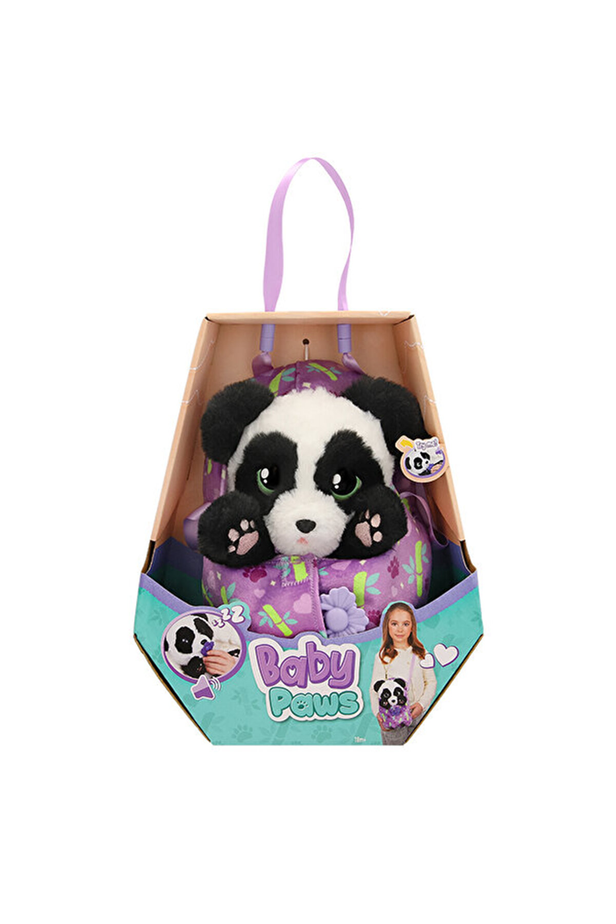 Baby Paws Panda Sesli Pelüş 20 cm