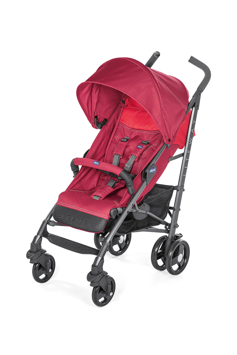 Chicco Lite Way 3 Bebek Arabası Red Berry