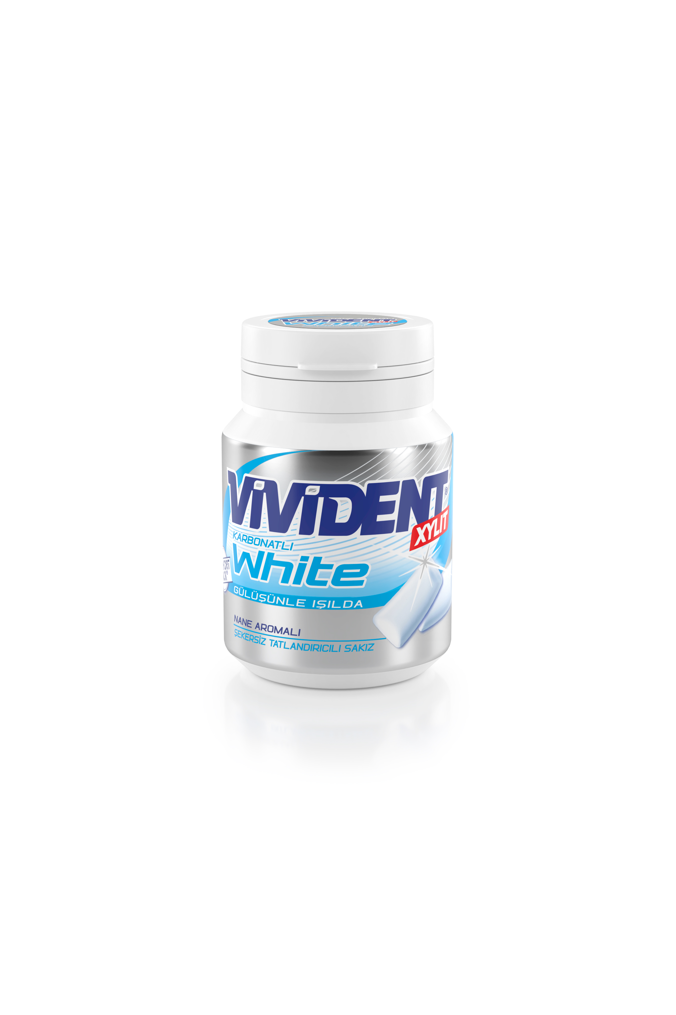 Vivident White Karbonatlı Draje Sakız 67 G