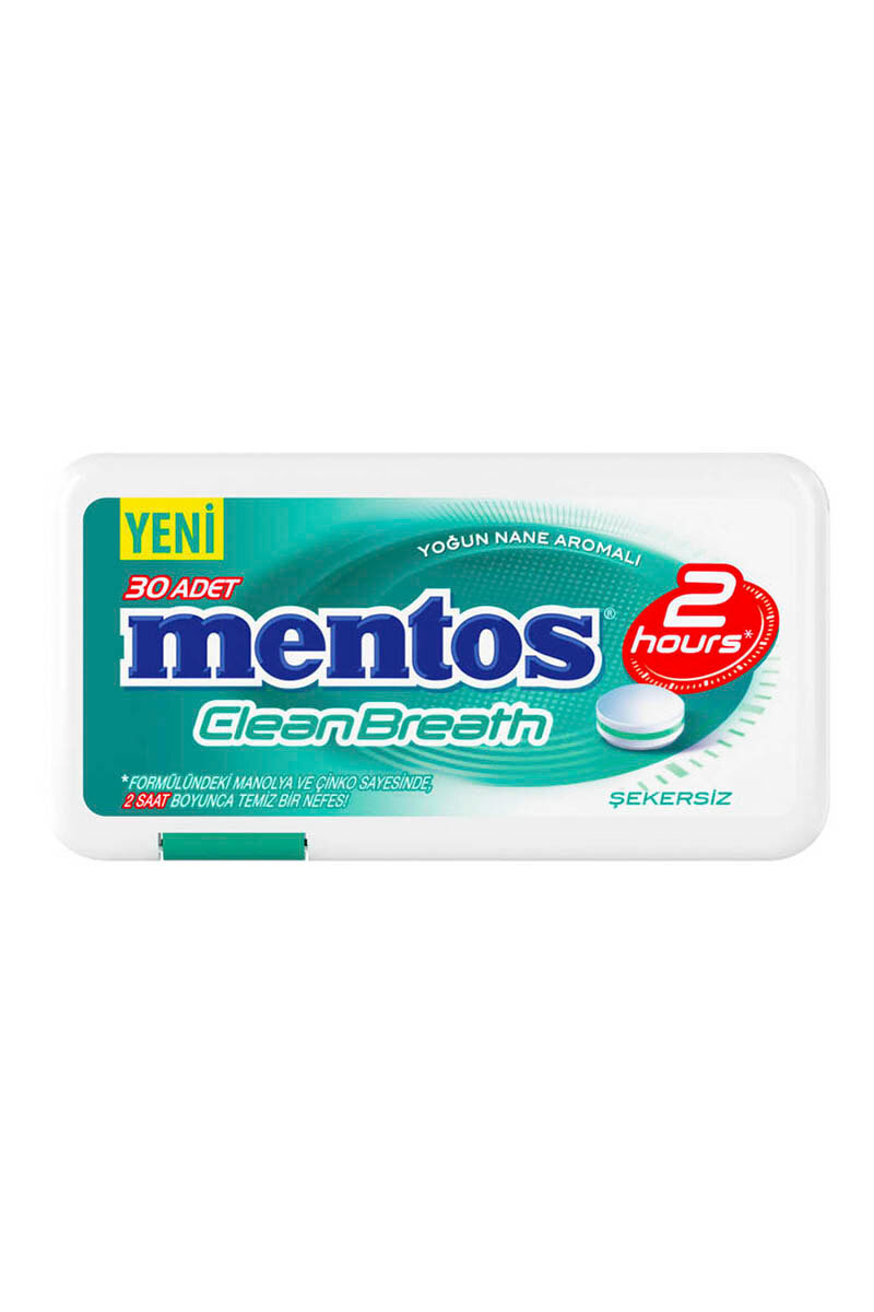 Mentos Clean Breath Yoğun Nane Ferahlığı 21 G