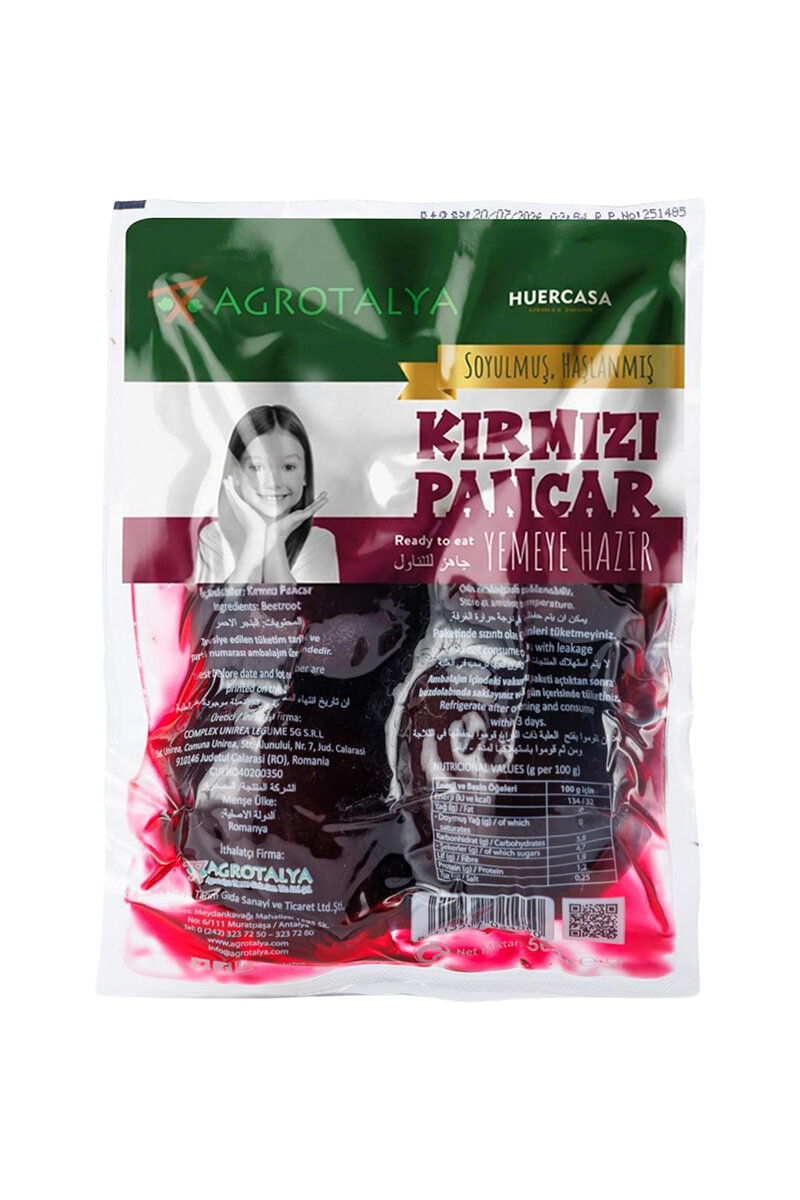 Pancar Soyulmuş Paket Adet 500 G