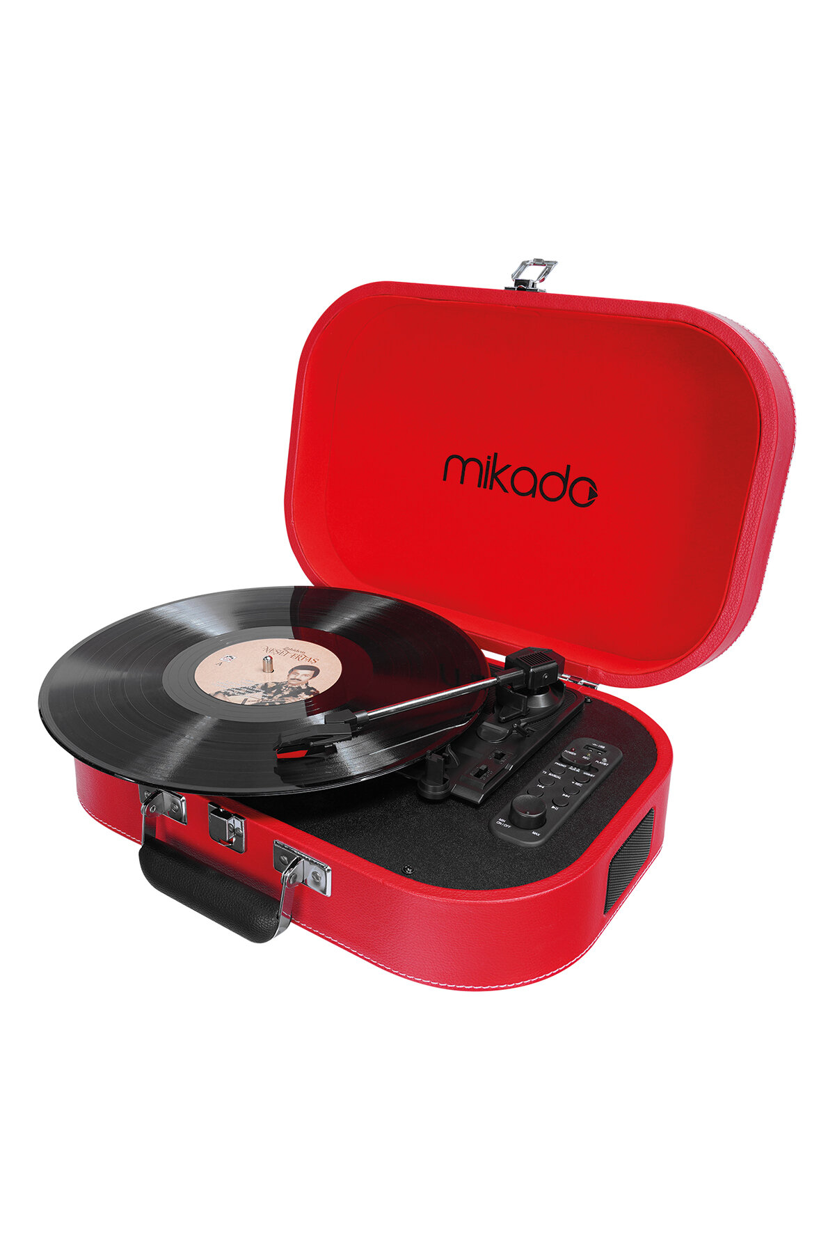Mikado Nostalgia MN-101 Pikap Kırmızı Usb+RCA+Bluetooth Destekli Müzik Kutusu