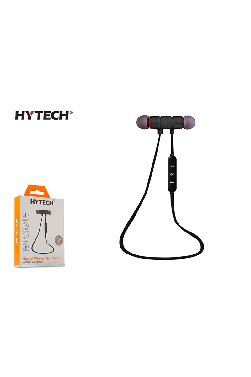 Hytech HY-XBK60 Mobil Telefon Uyumlu Bluetooth Kulak içi Siyah Mikrofonlu Kulaklık