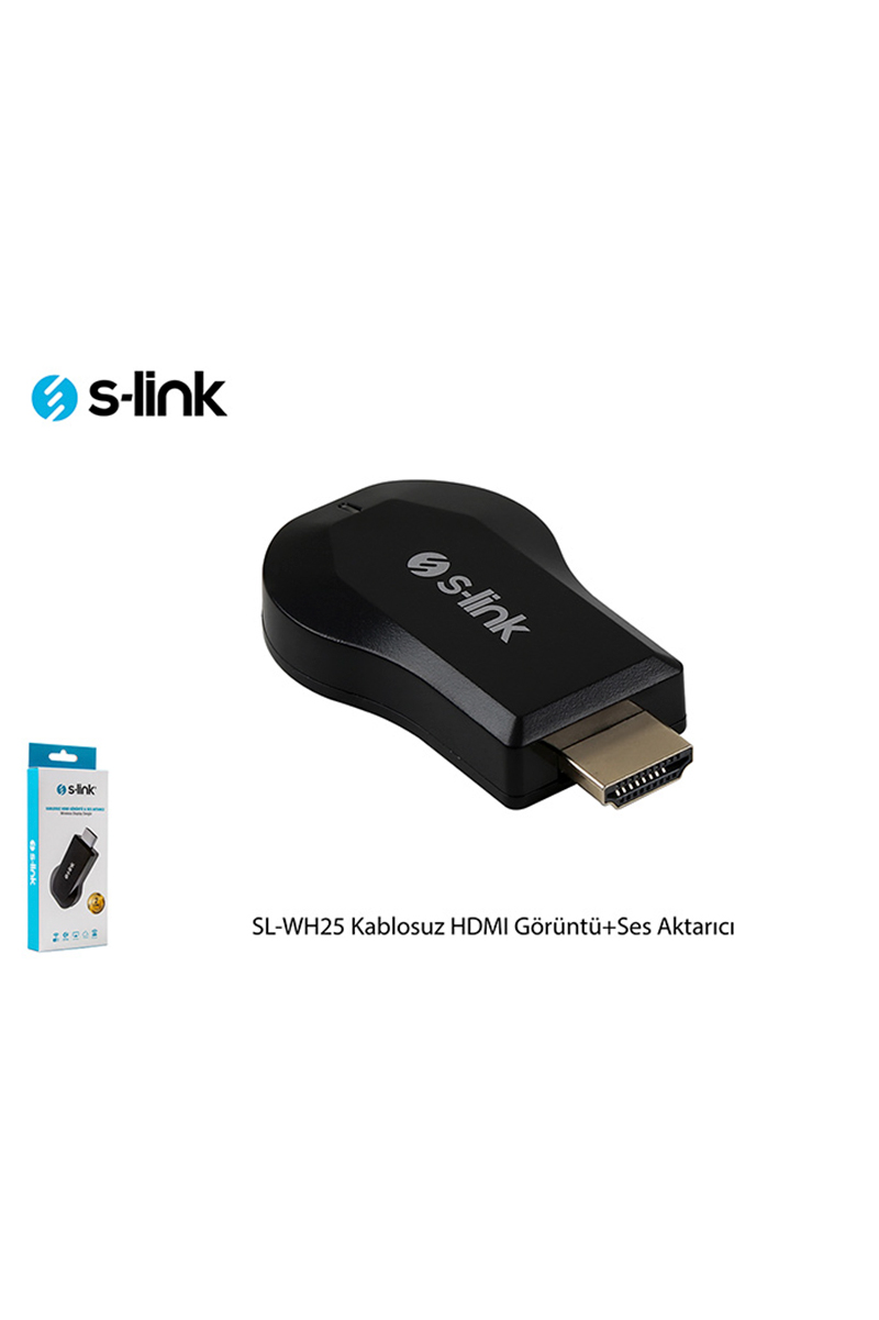 S-link SL-WH25 Kablosuz HDMI Görüntü+Ses Aktarıcı