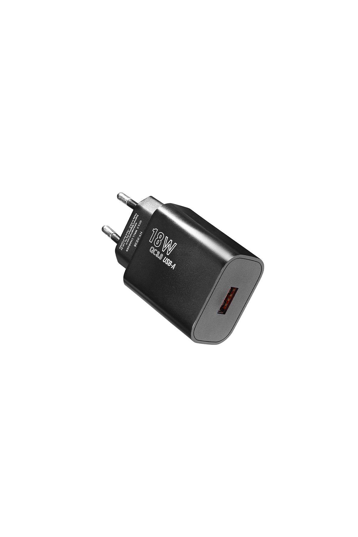 Hytech HY-XE36TB 3500mA Ev Şarj 18W + 2.4A Type-C USB Quick 3.0 Hızlı Siyah Şarj Adaptör Seti