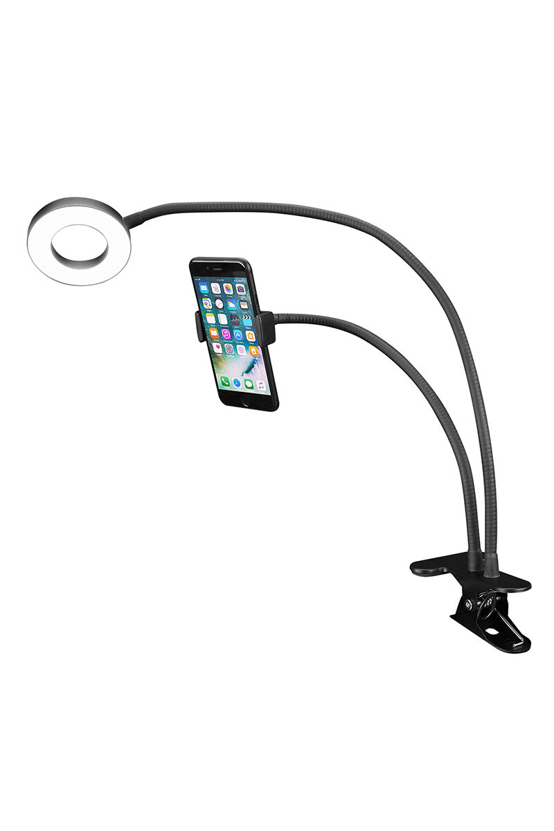 Asonic AS-SF100 3,6 inç Telefon Tutuculu Youtuber Makyaj Halka LED Işık