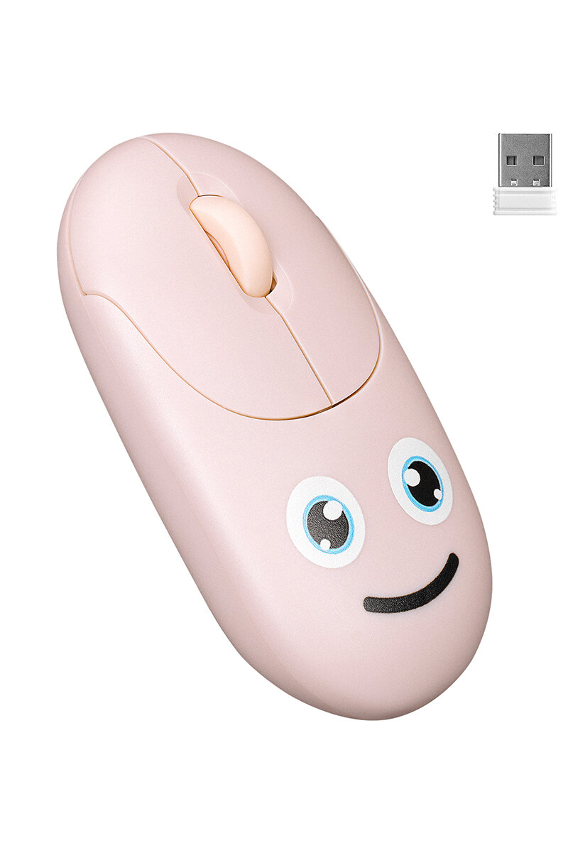 Everest SM-26 FASHION 2.4Ghz Pembe Kabartmalı Kablosuz Mouse