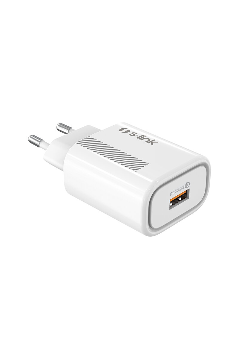 S-link SL-EC40 5V 2400MA Beyaz Ev Şarj Adaptörü