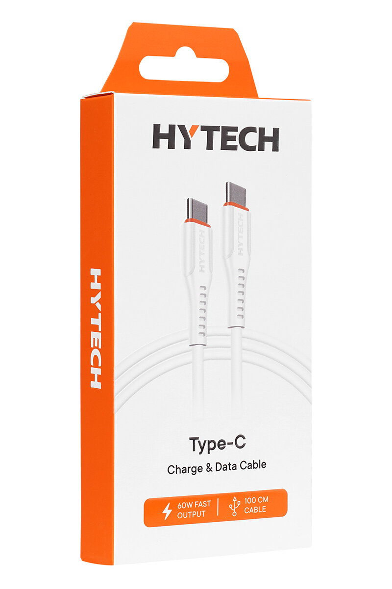 Hytech HY-XTP10 1M 3A TypeC to TypeC Hızlı Data + Sarj Kablosu