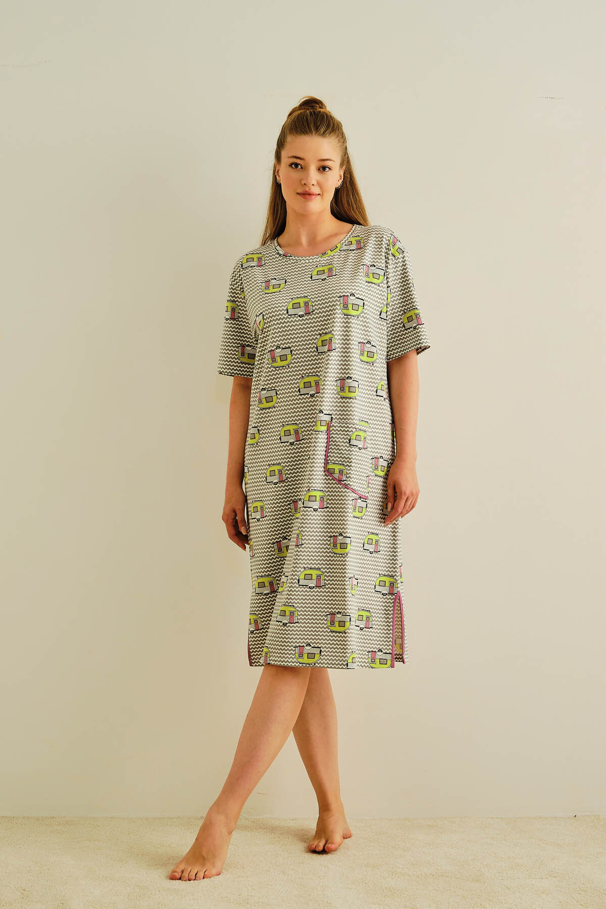 Hays Kadın Gecelik 27424GRI