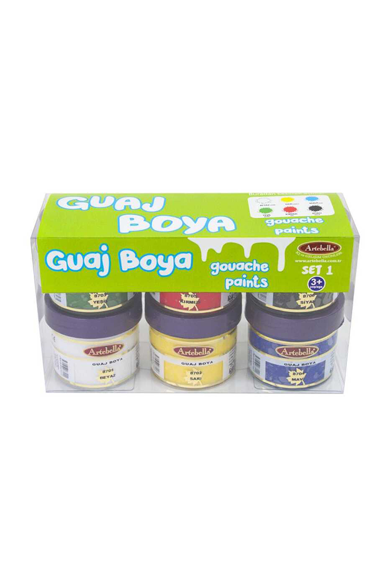 Artebella Guaj Boya 50 cc 6 Lı Set-01